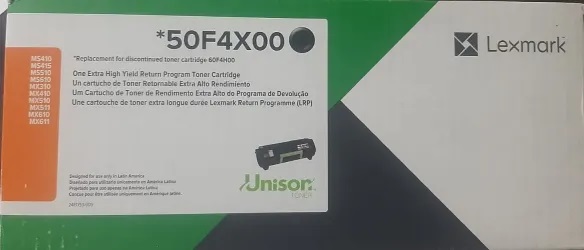 TONER LEXMARK 50F4X00 ORIGINAL