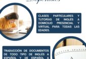 Traducciones inglés, español y tutorías, clases privadas de inglés
