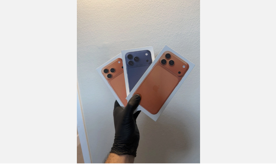 Apple iPhone 17 Pro Max 256GB 512GB 1TB Nuevo y sellado, desbloqueado de fábrica