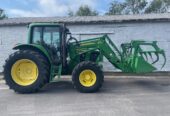 Tractor John Deere 6430 con cargador