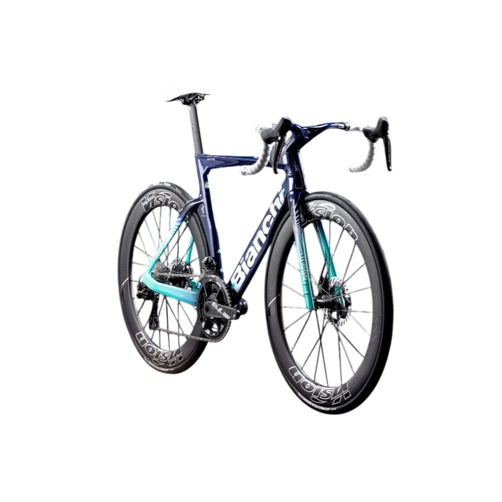 2026 Bianchi Oltre RC Team Replica Bahrain Victorious Carbon Aero Road Bike (WORLDRACYCLES)