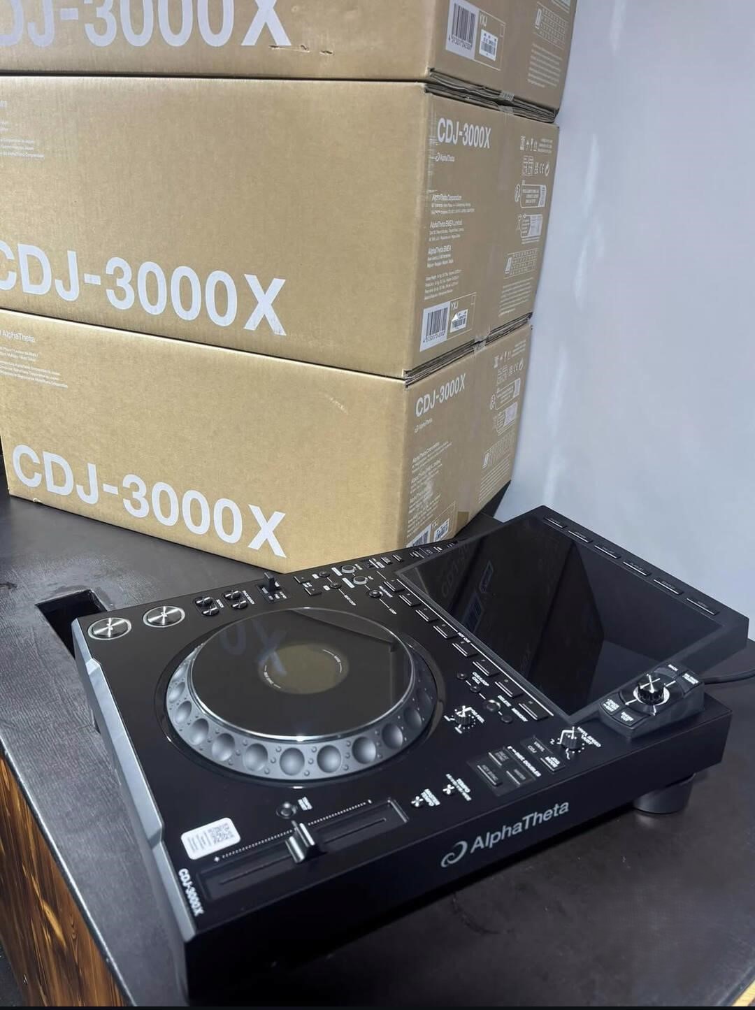 AlphaTheta XDJ-AZ, AlphaTheta OMNIS-DUO, Pioneer OPUS-QUAD, Pioneer XDJ-RX3, Pioneer XDJ-XZ, Pioneer DDJ-FLX10, AlphaTheta CDJ-3000X, Pioneer CDJ-3000, Pioneer DJM-V10, Pioneer DJM-A9