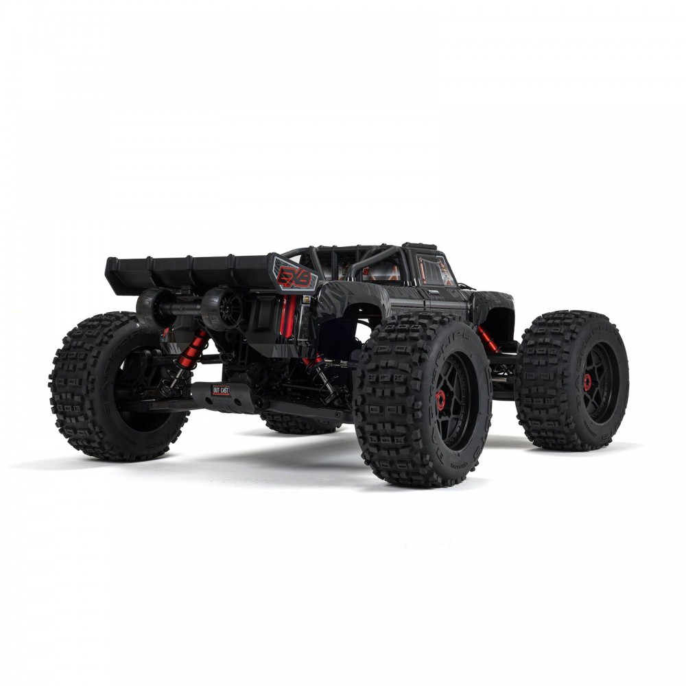 Arrma 1/5 Outcast 8S EXB AVC 4X4 RTR Brushless Stunt Truck, Black (MEGATRONTOYS)