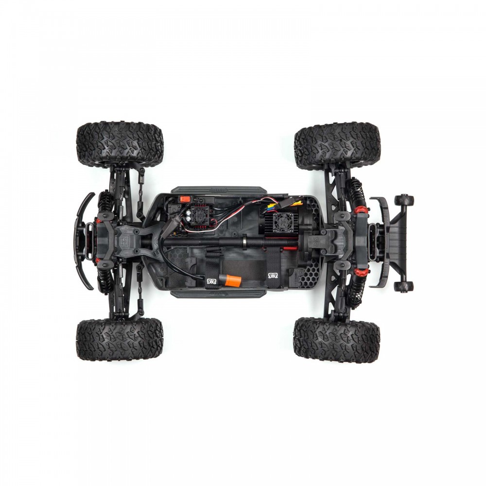 Arrma Big Rock 4X4 V3 3S BLX 1/10 RTR Brushless Monster Truck (Black) w/Spektrum SLT3 2.4GHz Radio (MEGATRONTOYS)