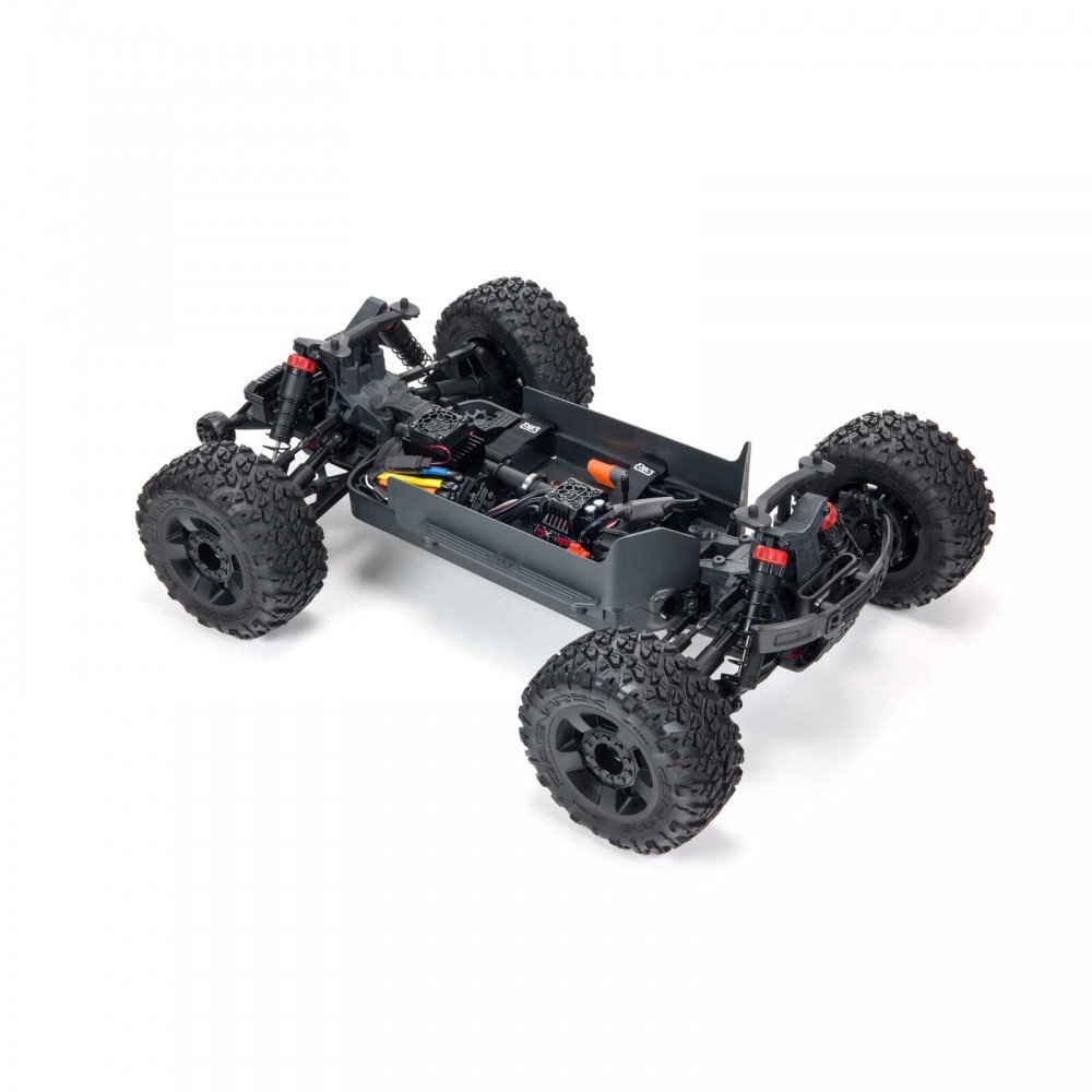 Arrma Big Rock 4X4 V3 3S BLX 1/10 RTR Brushless Monster Truck (Black) w/Spektrum SLT3 2.4GHz Radio (MEGATRONTOYS)