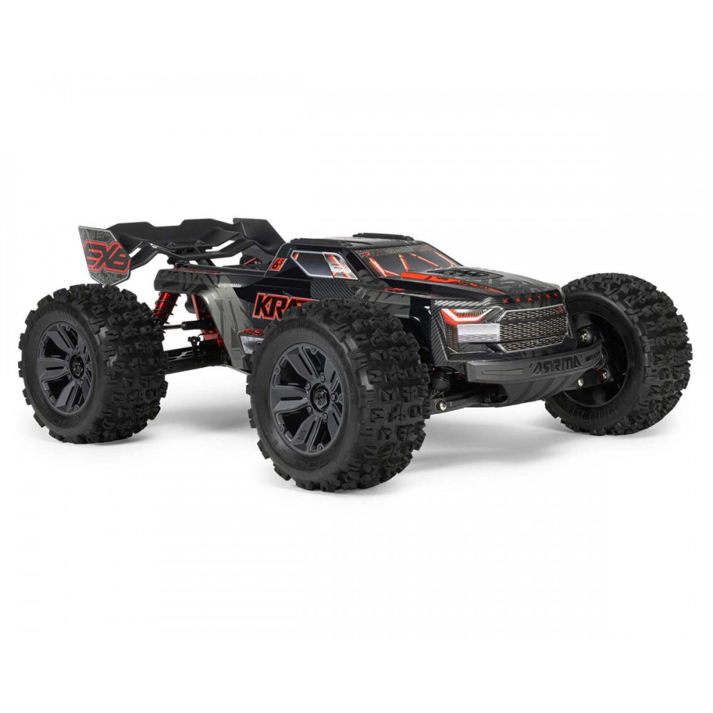 Arrma Kraton 6S EXB BLX RTR 1/8 4WD Brushless Speed Truck (Black) (V6) w/SLT3 2.4GHz Radio (MEGATRONTOYS)