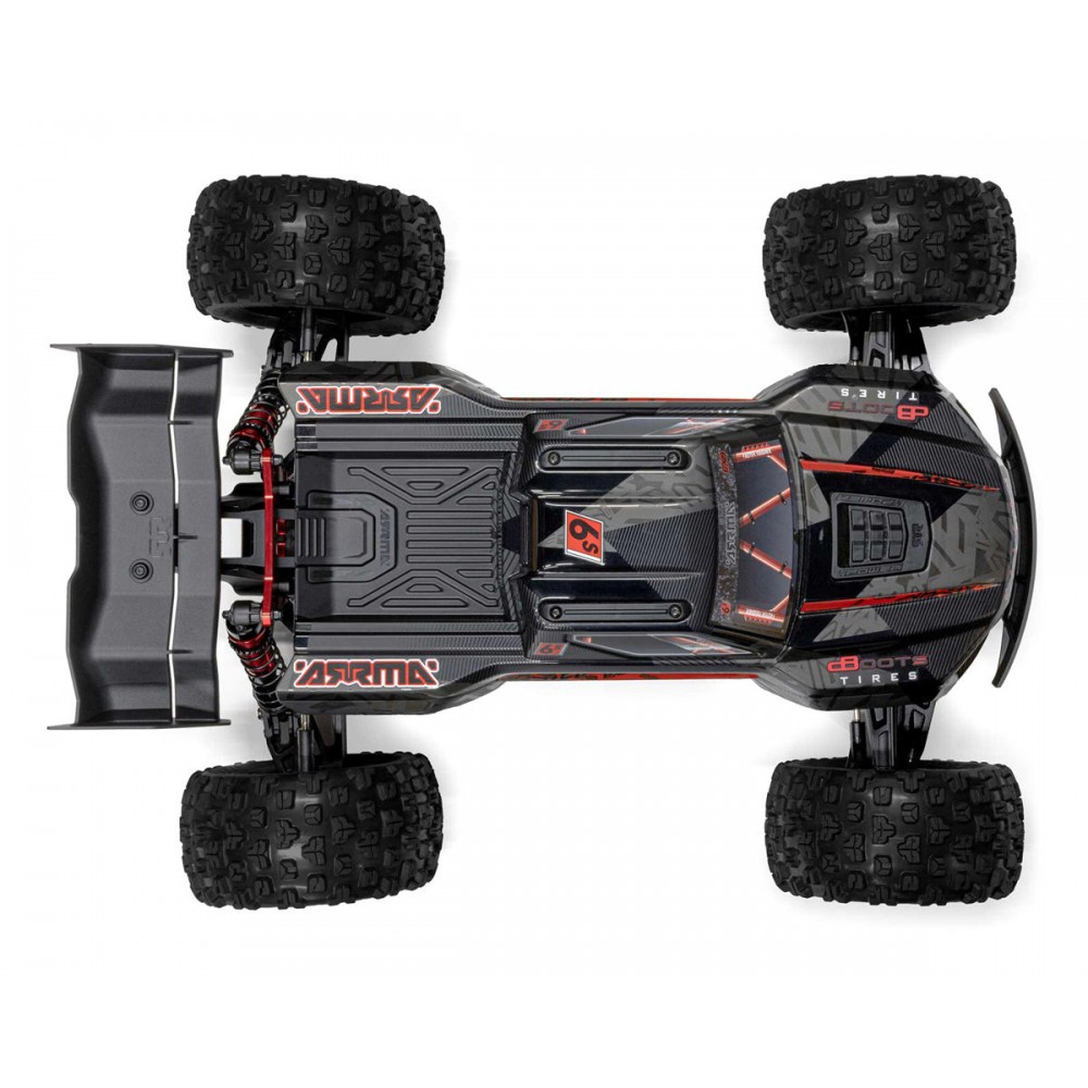 Arrma Kraton 6S EXB BLX RTR 1/8 4WD Brushless Speed Truck (Black) (V6) w/SLT3 2.4GHz Radio (MEGATRONTOYS)