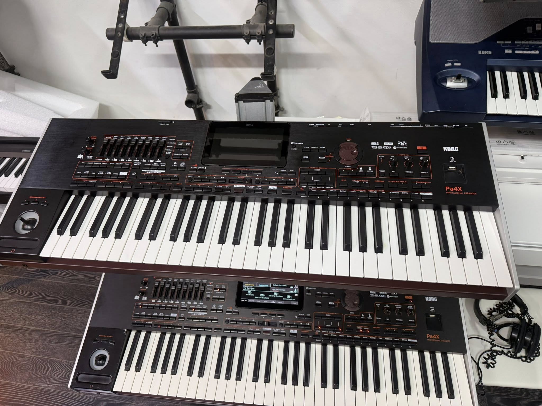 Korg Pa5X, Korg Pa4X, Korg Pa4X MG2, Korg NAUTILUS , Korg Pa1000 MG, Korg PA-1000, Yamaha Genos2 76-key, Yamaha PSR-SX920 , Yamaha MODX8+ , Yamaha Tyros5, Yamaha PSR-SX900, Yamaha MONTAGE M8X