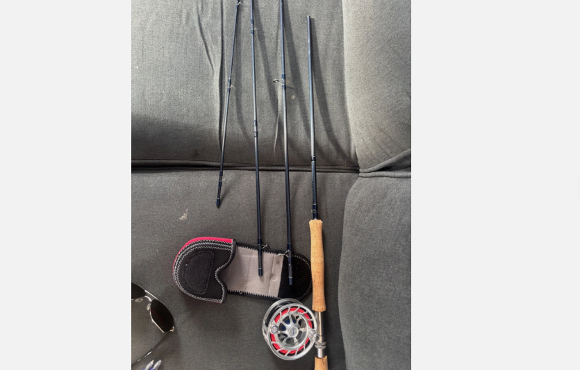 TFO Legacy Flyrod 13’6″ 8 weight with a Finatic 9 plus Reel for Fishing