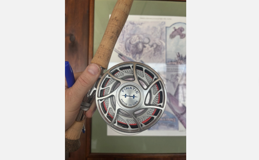 TFO Legacy Flyrod 13’6″ 8 weight with a Finatic 9 plus Reel for Fishing