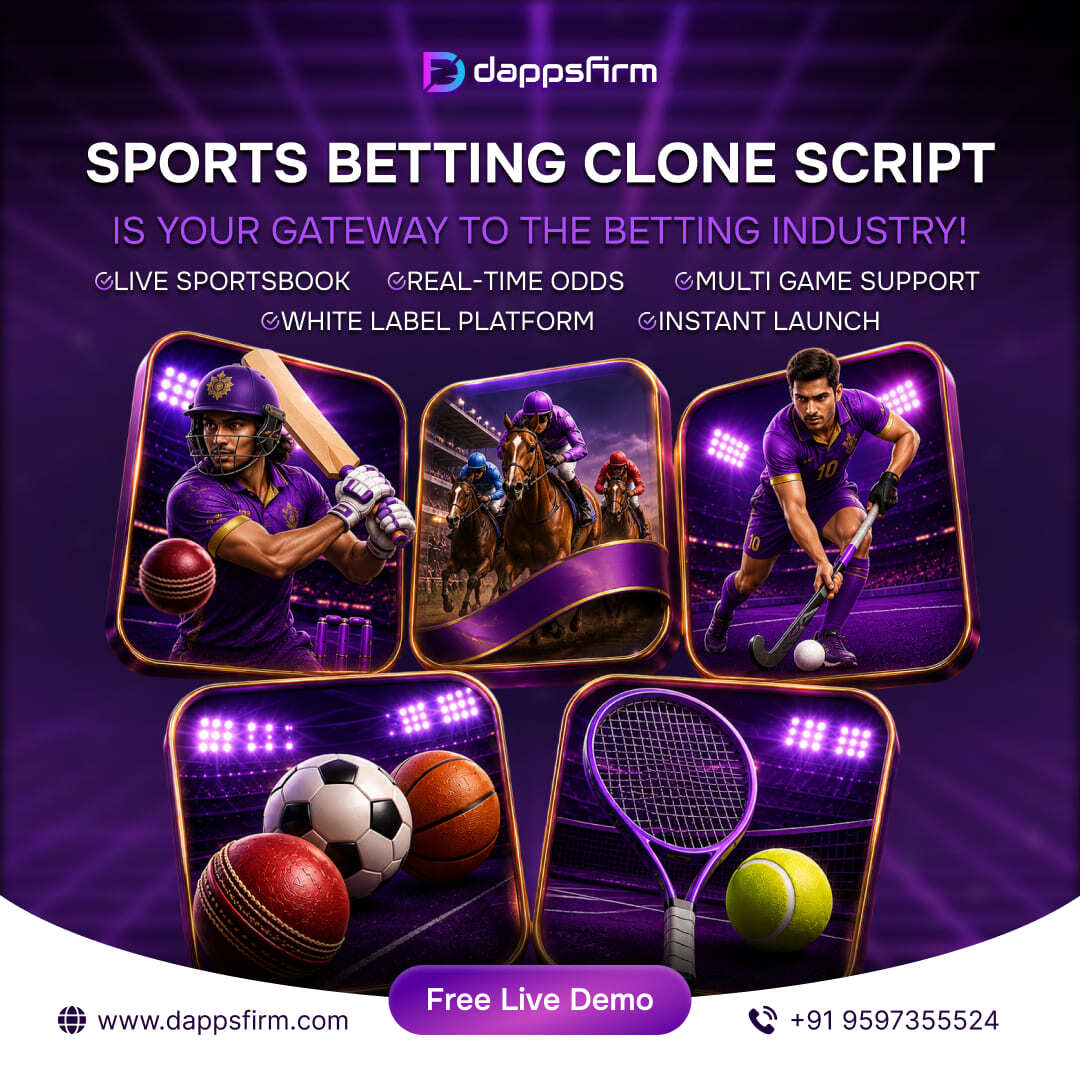 Decode iGaming Success through Dappsfirm’s Sports Betting Clone Script Framework