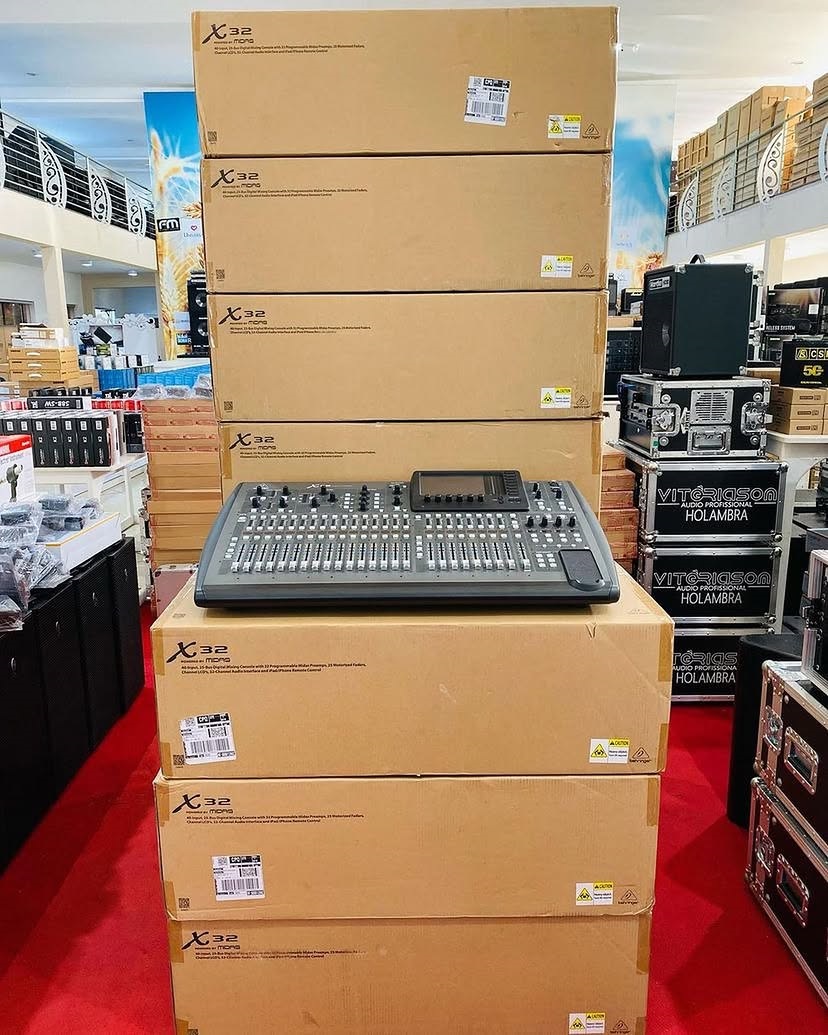 Behringer X32, Midas M32, Soundcraft Ui24R, Yamaha TF 1, Yamaha TF 3, Allen & Heath SQ, Yamaha TF 5, PreSonus StudioLive 32SC,