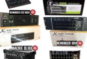 Behringer X32, Midas M32, Soundcraft Ui24R, Yamaha TF 1, Yamaha TF 3, Allen & Heath SQ, Yamaha TF 5, PreSonus StudioLive 32SC,