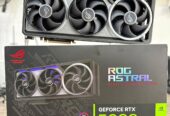 GeForce RTX 5090, RTX 5080, RTX 5070 Ti, RTX 5070, RTX 4090, RTX 4080 Super,  RTX 4080, RTX 4070 Ti Super,  RTX 4070 Ti, RTX 4070 Super