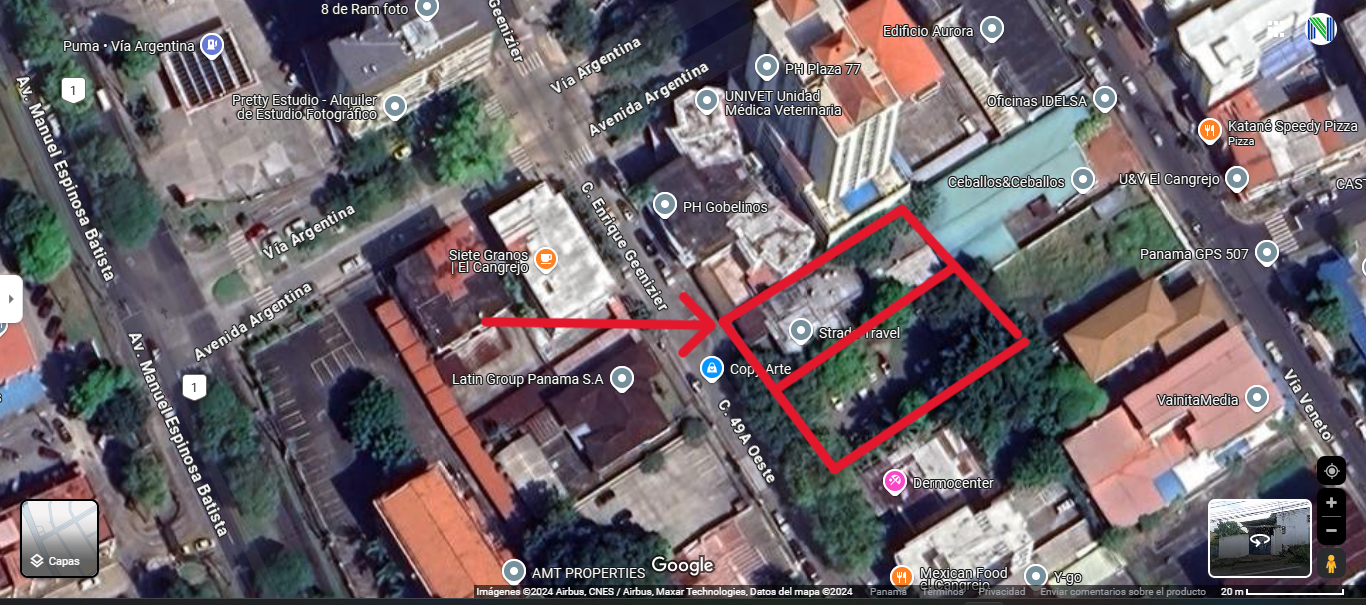 Venta de 2 lotes en El Cangrejo… ZM7.