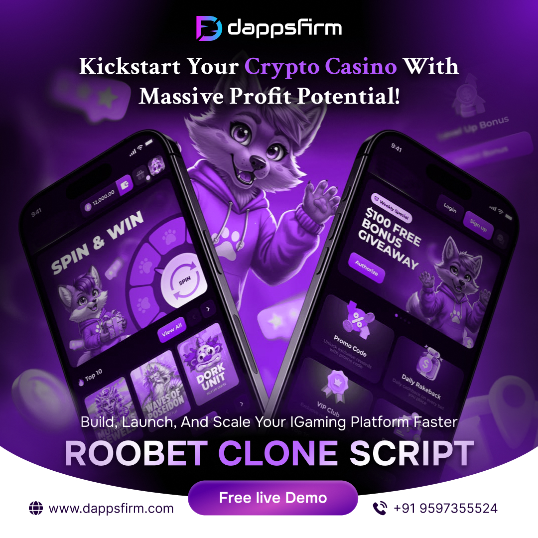 Turbocharge Your Casino Startup Journey with Roobet Clone Script Now