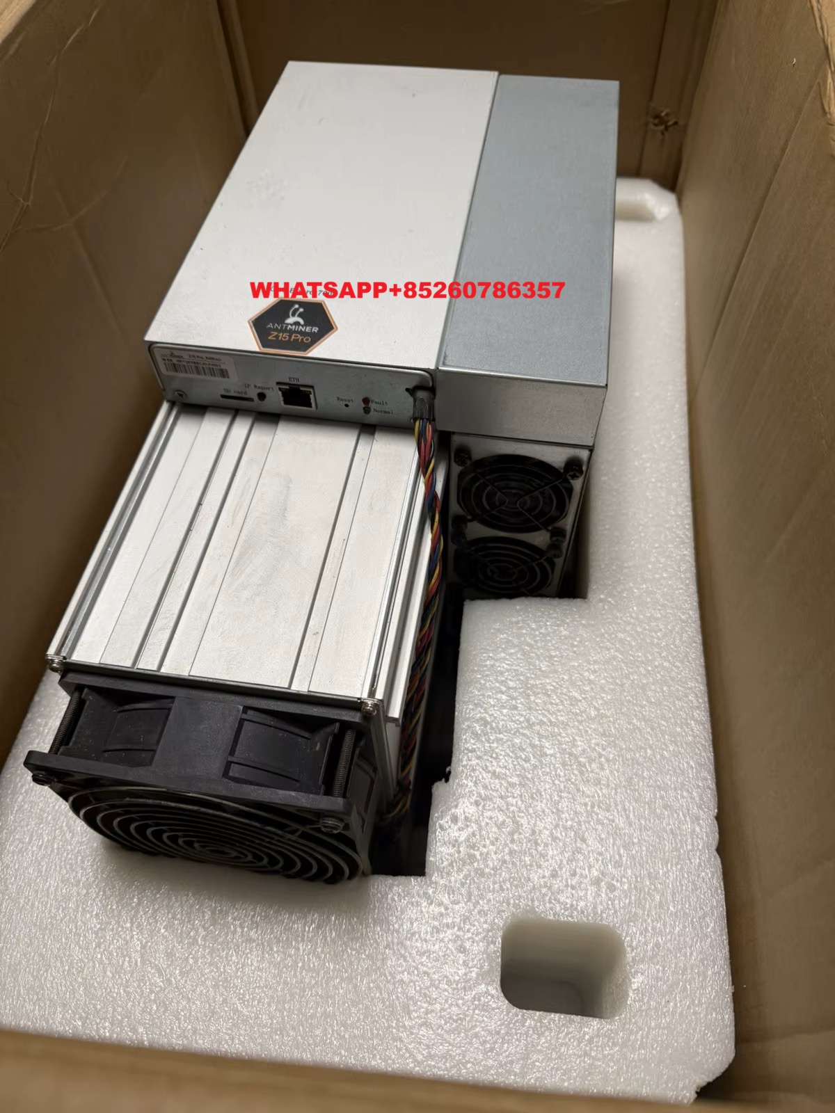 Minero Zcash Z15 Pro En stock: 2999 USD